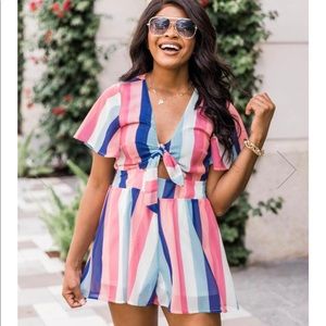 Love for A Lifetime Romper - Pink Lily